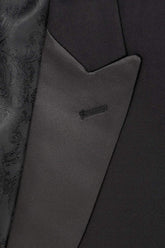 "Milan" Black Tuxedo Jacket Peak (Separates)-1